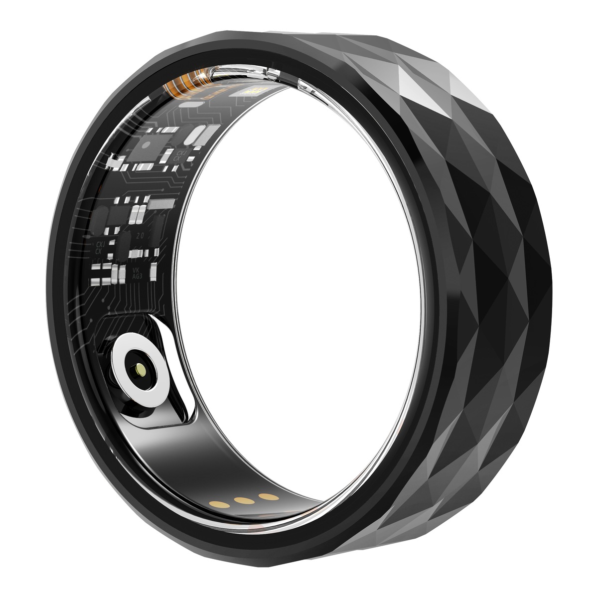 SR-110 Oversized Faceted Smart Ring